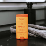 Mando Whole Body Deodorant For Men - Smooth Solid Stick - 72 Hour Odor Control - Aluminum Free, Baking Soda Free, Skin Safe - 2.6 Ounce (Bourbon Leather)