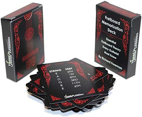 FRETBOARD MEMORIZATION Deck | 54 Guitar Flash Cards | Great Learning Gift for Guitar Players & Teachers, Guitar Music Theory, Alternative to Guitar Learning Stickers & Posters