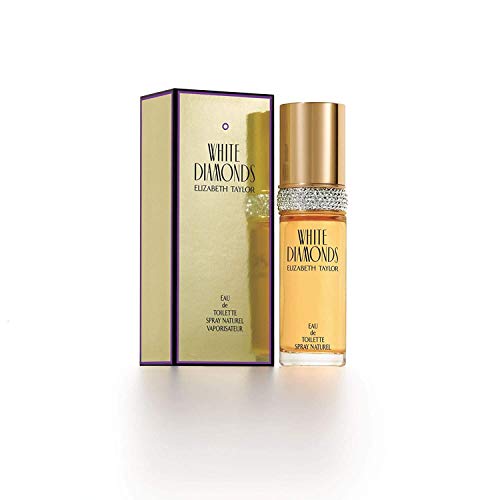 Elizabeth Taylor Women's Perfume, White Diamonds, Eau De Toilette EDT Spray, 0.5 fl. oz