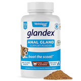 Glandex Dog Fiber Supplement Powder for Anal Glands with Pumpkin, Digestive Enzymes & Probiotics - Vet Recommended Healthy Bowels and Digestion - Boot The Scoot (Pork Liver, 5.5oz Powder)