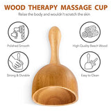 YMM 5-in-1 Wood Therapy Massage Tools for Body Shaping, Professional Lymphatic Drainage Massager, Maderoterapia Kit, Anti Cellulite Massage Roller Body Sculpting Tools Set (Deluxe)