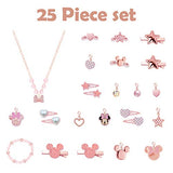 Advent Calendar 2024 for Girls with 25 Unique Gifts Jewelry, Charm Bracelet, Necklace, Earrings, Hair Accessories, Christmas Countdown Calendars for Kids Toddler Girls