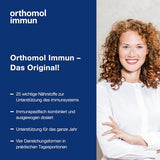 Orthomol Immun - micronutrients to support the immune system - with vitamin C, vitamin D and zinc - drinking ampoules/tablets, 7 daily portions