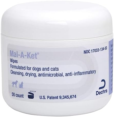 Wipes for Dogs and Cats, 2.25" Round, 50 Count jar
