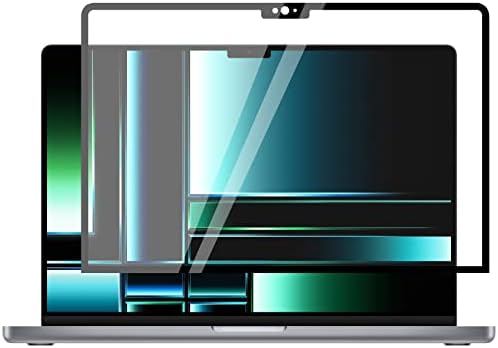 F FORITO Tempered Glass Screen Protector for 14" MacBook Pro (2021-2023) - 9H Hardness, Bubble Free