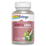 SOLARAY CircuLegs with Horse Chestnut Extract, Gotu Kola, Butcher's Broom, and More, Circulation and Vein Support for Healthy Legs, 60-Day Guarantee, Lab Verified (60 Serv, 120 VegCaps)