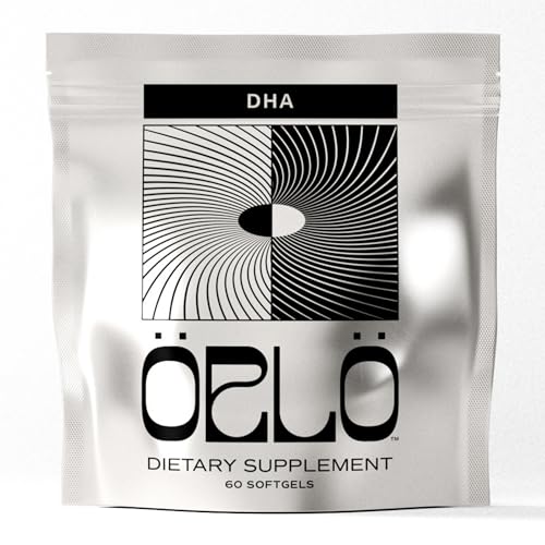Orlo DHA - Vegan DHA Omega 3 Supplement - Triple Strength Omega3s - Plant Based DHA & EPA Fatty Acids Algae Omega-3 Oil - Sustainable Krill or Fish Oil Alternative (60 Mini Softgels)