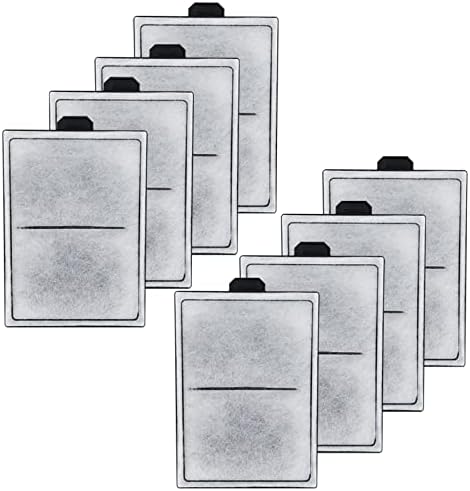 HiTauing 8 Packs PF-S Filter Cartridge for Top Fin Silenstream PF10 Power Filters (S-8packs)