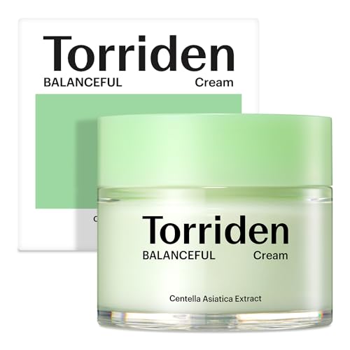 Torriden BALANCEFUL Cream 80ml (2.70 fl.oz.) | Soothing and Nourishing Moisturizer for Oily and Sensitive SKin | 5D CICA, Hydrolyzed Hyaluronic Acid, Panthenol