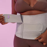 Frida Mom Belly Binder Postpartum Recovery, for Natural Delivery & C-Section Recovery, 9" High Adjustable Compression Wrap