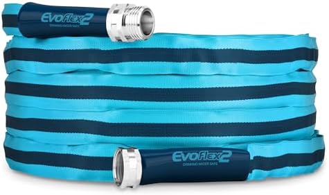 Camco EvoFlex2 25-ft Drinking Water Hose - RV Drinking Water Hose Reinforced with Fabric & Ultra Lightweight - Contains No Lead, No BPA & No Phthalate - Abrasion Resistant (22577)