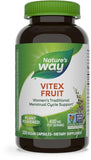 Nature's Way Vitex Fruit, Traditional Menstrual Cycle Support*, Traditional Women's Health Support*, Chasteberry, Vegan, 320 Capsules (Packaging May Vary)