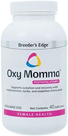 Revival Animal Health Breeder's Edge Oxy Momma- Nursing & Recovery Supplement- for Medium & Large Dogs- 40ct Soft Chews