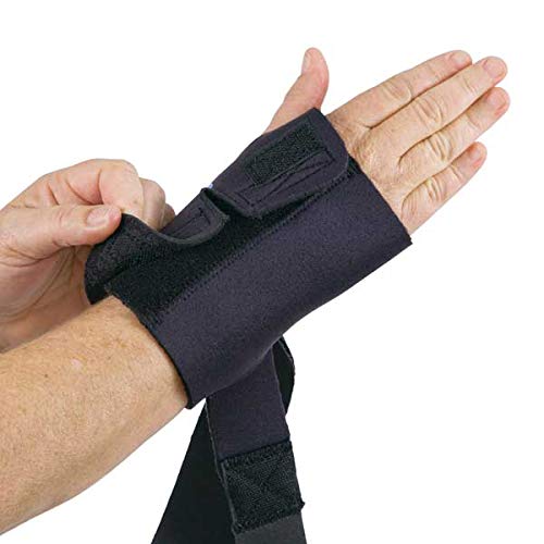Comfort Cool Ulnar Booster Support Provides Compression for Ulnar Sided Wrist Pain. TFCC Tear Triangular Fibro-Cartilage Complex Injuries, Tendonitis or Repetitive Use Injury. Left Large in Black
