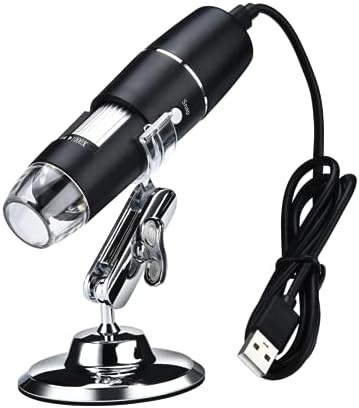 Veemoon Portable Handheld Microscope 1000x Digital Magnifying Glass Led Light for Inspection Repair