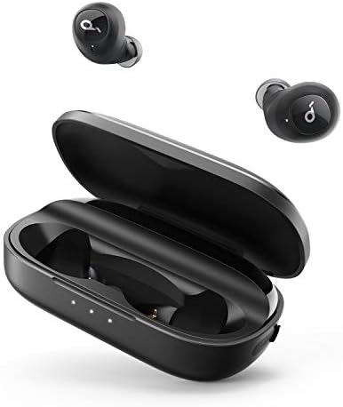 Soundcore Liberty True Wireless Earbuds, 100 Hour Playtime, Graphene Sound, Fast Charging, Secure Fit, Bluetooth 5, Easy Pairing, Sweatproof True Wireless Earbuds with Smart AI, Stereo Handsfree Calls