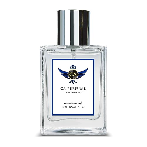 CA Perfume Impression of Interval Men For Women Replica Fragrance Dupes Eau de Parfum Spray Bottle 1.7 Fl Oz/50ml-X1