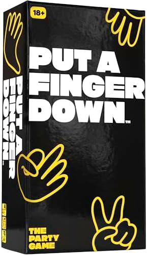 Put A Finger Down - The Viral Party Game That Will Have Everyone Talking - Funny Adult Card Game & Icebreaker Ideas, Game Nights, & Big or Small Groups, 400 Cards for 2+ Players