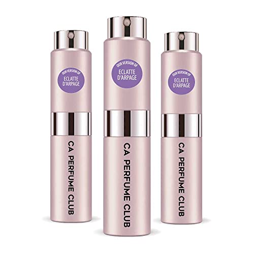 CA Perfume Impression of Lnvn Eclatte D'arpage For Women Replica Version Fragrance Dupes Concentrated Long Lasting Eau de Parfum Spray Refillable Atomizer Bottle 0.27 Fl Oz-X3