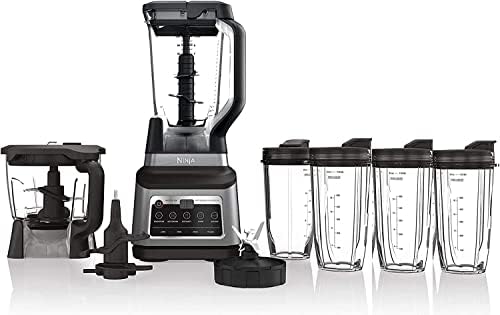 BN801 Professional Kitchen System, 1400 WP, 5 Functions with Auto IQ, 72-oz. Pitcher, 64-oz. Processor Bowl, (4) 24-oz. To-Go Cups