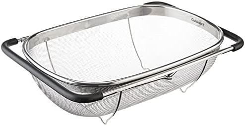 Cuisinart Over-The-Sink Colander, 5.5 Qt,Stainless Steel, 13 x 9 inches