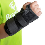 Brace Direct Kid’s Lace-Up Wrist Brace for Wrist Immobilization, Sprains & Strains, Carpal Tunnel Syndrome, & De Quervain’s Syndrome - Pediatric Sizes Offered in Left or Right Wrist