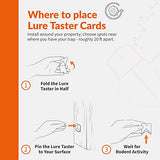 Goodnature Lure Taster Cards for A24 Rat & Mouse Traps, A24 Trap Lure Cards (6 Pack)
