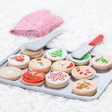 Melissa & Doug Slice and Bake Wooden Christmas Cookie Play Food Set