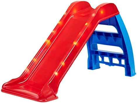 Little Tikes Light-Up First Slide for Kids Indoors/Outdoors , Red