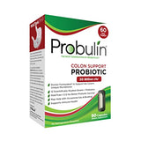 Probulin Colon Support Daily Probiotic + Prebiotic Supplement for Gut Health + Support for Occasional Gas and Bloating - 20 Billion CFU - 12 Strains - 60 Vegan Capsules