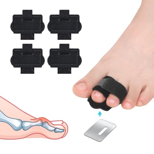 Hammer Toe Straightener Corrector Wrap for Women & Men, Hammer Toe Splint Support - 4 in package