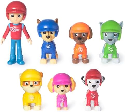 Paw Patrol: Rescue Wheels, Toy Figures Gift Pack, with 7 Collectible Action Figures, Kids Toys for Boys and Girls Ages 3 and up