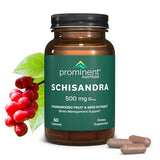 Prominent Nutrition Schisandra Supplement - Stress Management Support - 500 mg, 60 Count