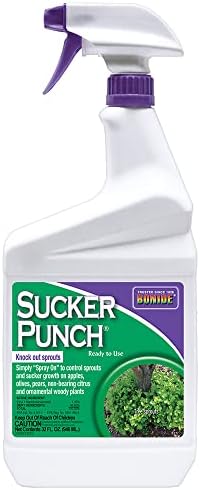 Bonide Sucker Punch, 32 oz Ready-to-Use Spray, Control Unwanted Plant Sprouts, Plant Growth Regulator for Home Garden