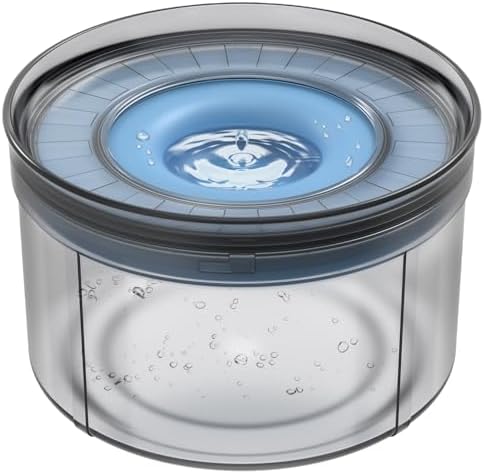 1Gallon Dog Water Bowl No Spill, Spill Proof Dog Bowl BPA-Free, 3.8L/128oz Large Capacity, No Splash Water Bowl with Non-Slip Base, Slobber Stopper Water Bowl for Messy Drinkers [Anti Digging Lip]