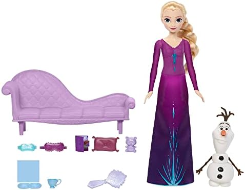 Mattel Disney Frozen Snow Dreams Elsa and Olaf 8-Piece Bedtime Set
