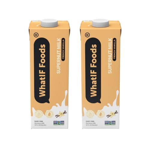 Supernut Milk French Vanilla 2 Pack | 42% DV Vitamin B12 | 2.5x More Protein than Oat & Almond Milk | Vitamin D Fortified | Plant-Based, Vegan, Non-Dairy 33.8 Fl Oz