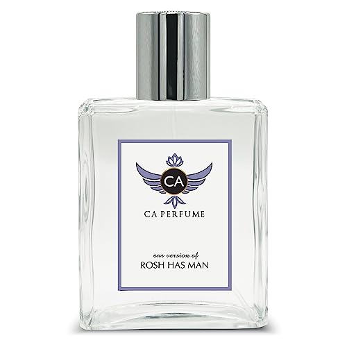 CA Perfume Impression of Rosh has Man For Men Replica Fragrance Dupes Eau de Parfum Spray Bottle 3.4 Fl Oz/100ml-X1