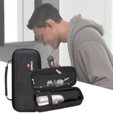 Aproca Black Hard Travel Storage Case, compatible with Waterpik WF-02 Cordless Water Flosser and Accessories