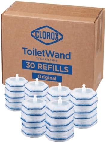 Clorox ToiletWand Disinfecting Refills, Disposable Wand Heads - 30 Count (Package May Vary)
