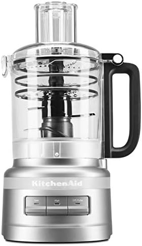 KitchenAid KFP0919CU 9 Cup Plus Food Processor, Contour Silver