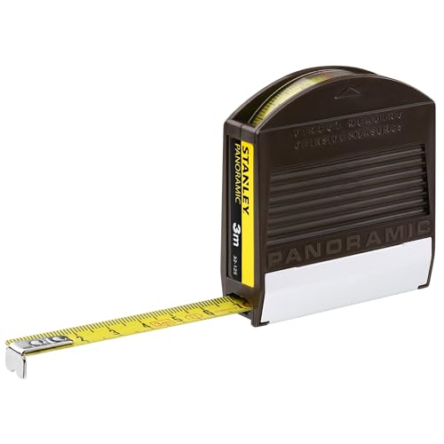 Stanley 1-32-125 Panoramic Tape Measure, Yellow/Black