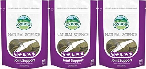 Oxbow Animal Health Natural Science Joint Support Wafers for Small Pets, 4.2 Ounces, Made in The USA (3 Pack)