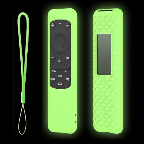 Case for Samsung Remote Covers 2023 New BN59-01432J BN59-01432A BN59-01432 TV Remote Green Cover Protector Glow in Dark