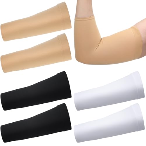 6 Pcs Picc Line Sleeve for Upper Arm Fistula Dialysis Sleeve Cover One Size Fits Most Breathable Arm Cover Adult(Multicolor)
