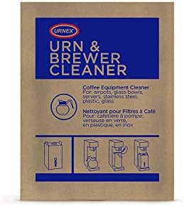 Urnex Original Urn and Brewer Cleaner - 100 (1 Ounce Packets) - Professional Coffee Equipment Cleaner for Air Pot Glass Bowl Server Stainless Steel Plastic Glass