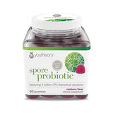 Youtheory Spore Probiotic Gummies, Raspberry Flavor, 60 Count