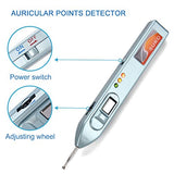 SEMME Electronic Acupuncture Pen,Ear Points Detector, Auricular Points Detector Automatic Ear Detection Pen Warning Sound Acupressure Device