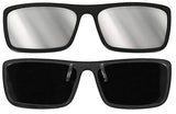 RAINBOW SYMPHONY Clip-on Solar Eclipse Glasses, CE & ISO Certified, Safe for Direct Sun Viewing, Made in USA, Bonus 2 Paper Eclipse Shades