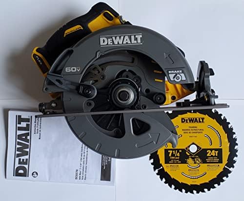 Dewalt DCS578BR 60V MAX FLEXVOLT Brushless Lithium-Ion 7-1/4 in. Cordless Circular Saw with Brake (Tool Only) (Renewed)